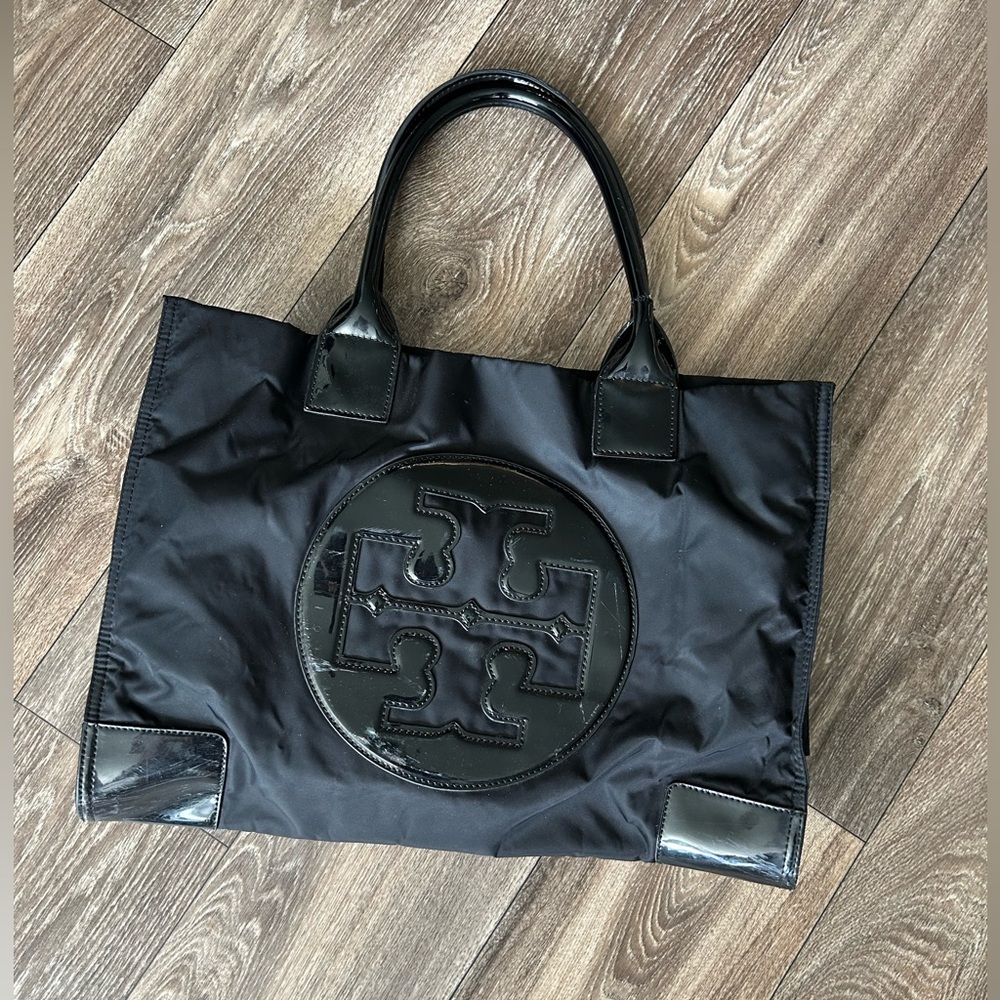 Tory Burch Black Ella Tote Preowned